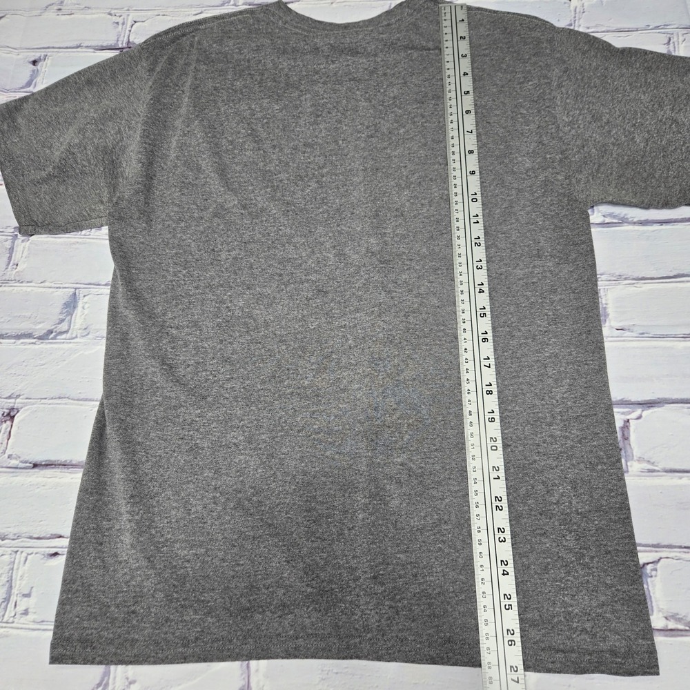Ohio State Buckeyes Gray TShirt Large Graphic Logo Sz Medium Hanes Basketball - Picture 7 of 8